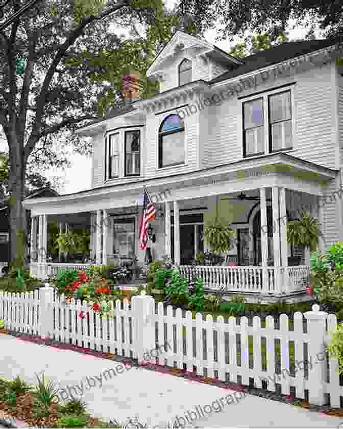 A Beautiful House With A White Picket Fence Life Would Be Perfect If I Lived In That House