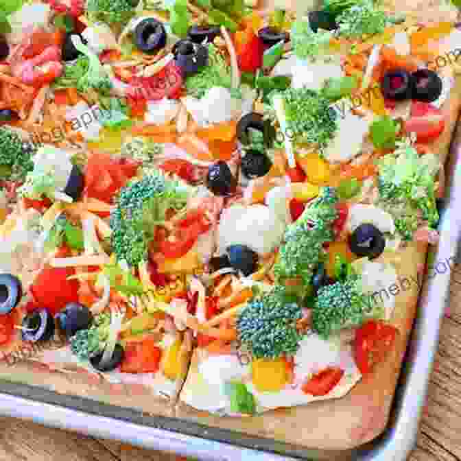 A Colorful Vegetarian Pizza Topped With Fresh Vegetables And Melty Cheese A Whole Lotta Knock Knock Jokes: Squeaky Clean Family Fun