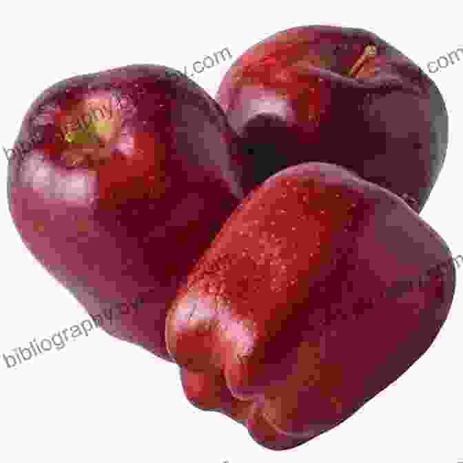 A Crisp, Juicy Red Apple With A Shiny Skin And A Green Stem The Amazing And Five Friuts