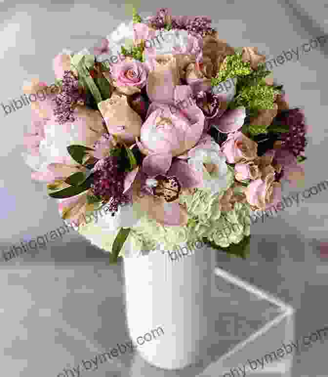 A Delicate Arrangement Of Pastel Roses In A Ceramic Vase, Perfect For Conveying Love And Appreciation. Creating Radiant Flowers In Colored Pencil: 64 Step By Step Demos / 54 Kinds Of Flowers