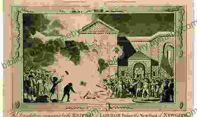 A Dramatic Scene Depicting The Gordon Riots, With Raging Fires Illuminating The Chaotic Streets. Barnaby Rudge (Illustrated): Original And Classic Edition