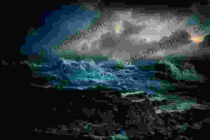 A Fierce Storm Rages On The Ocean, Symbolizing The Challenges Faced By The Characters In 'Seawolf' U S S Seawolf: Submarine Raider Of The Pacific