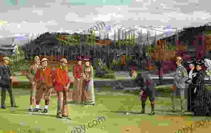 A Historical Image Of Golfers Playing On An Early Golf Course, Illustrating The Evolution Of The Game Over The Centuries The Lost Art Of Playing Golf: Reconnect With The Game You Fell In Love With (The Lost Art Of Golf 2)