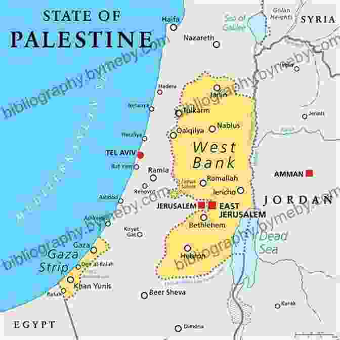 A Map Of Palestine With The Words 'Lost Nation' Written Across It Palestine: History Of A Lost Nation