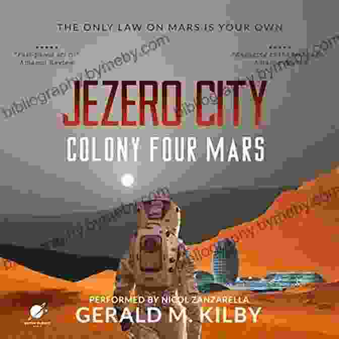 A Panoramic View Of Jezero City Colony Four, Showcasing Its Sprawling Habitats, Towering Wind Turbines, And Lush Greenery. Jezero City: Colony Four Mars (Colony Mars 4)