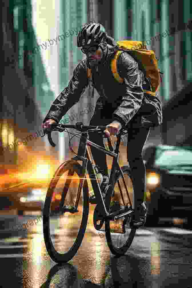 A Photo Of A Cyclist Navigating Through Heavy Traffic, Symbolizing The Challenges Of Commuting By Bike. The Enlightened Cyclist: Commuter Angst Dangerous Drivers And Other Obstacles On The Path To Two Wheeled Trancendence