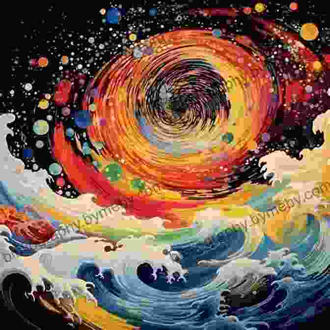 A Swirling Vortex Of Vibrant Colors Representing The Big Bang, With The Caption: Unraveling The Enigma Of The Universe's Origins A Universe From Nothing: Why There Is Something Rather Than Nothing