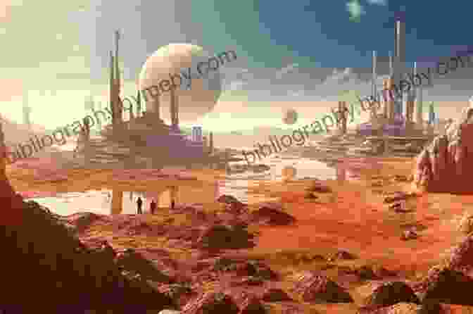 A Vast And Desolate Landscape Of The Martian Plains Of Utopia, With A Futuristic Colony Nestled Amidst Towering Cliffs Plains Of Utopia: Colony Six Mars (Colony Mars 6)