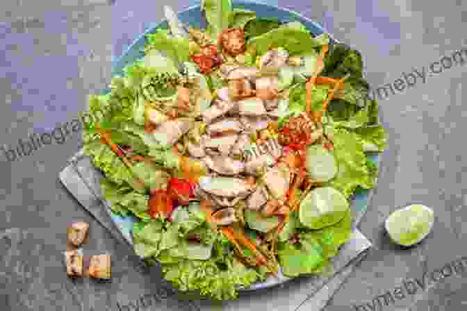 A Vibrant Green Salad With Grilled Chicken And Avocado The Complete Cookbook For Young Chefs: 100+ Recipes That You Ll Love To Cook And Eat