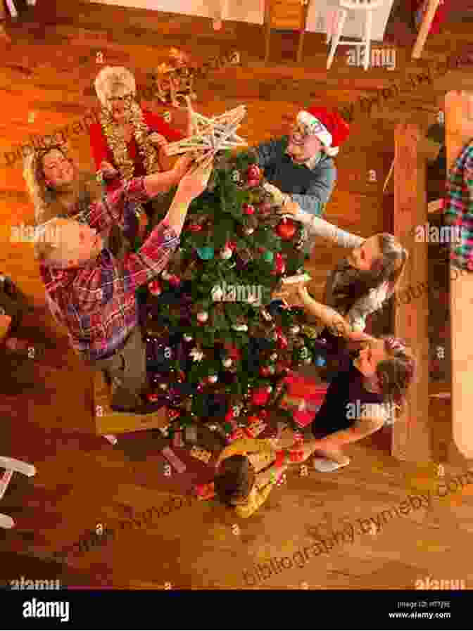 A Warm And Festive Image Of A Family Gathered Around The Christmas Tree The Last Holiday: A Memoir