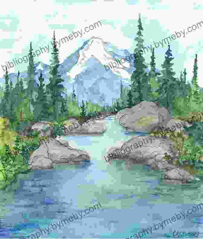 A Watercolor Painting Of A Landscape With Mountains, Trees, And A River The Artist S Watercolour Problem Solver