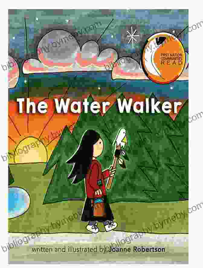 Adventure Of The Water Walker Book Cover Featuring An Ethereal Figure Walking On Water. Adventure Of The Water Walker