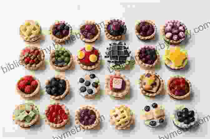 An Array Of Fruit Pies, Each Adorned With A Different Type Of Fruit And A Golden Brown Crust Happiness Baking: Pies Cakes Muffins Tarts Brownies Cookies: Favorite Desserts