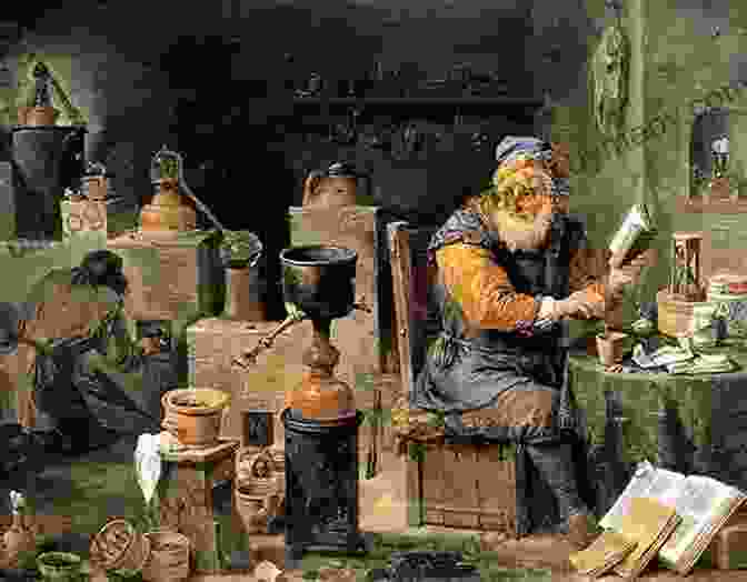 An Illustration Depicting Alchemists At Work With Medieval Instruments And Symbols Of Alchemy The Art Of Alchemy: Inner Alchemy The Revelation Of The Philosopher S Stone (The Sacred Mystery 4)