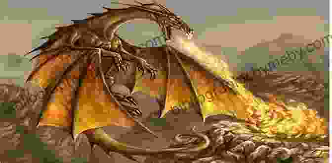 Anya Riding A Majestic Golden Dragon, Breathing Fire Successor (The Dragonrider Heritage 3)