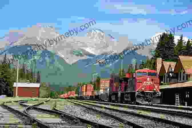 Banff Railway Station In Its Grandeur, Nestled Amidst The Majestic Canadian Rockies When Trains Ruled The Rockies: My Life At The Banff Railway Station