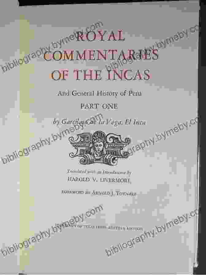 Cover Of Royal Commentaries Of The Incas And General History Of Peru Royal Commentaries Of The Incas And General History Of Peru Parts One And Two