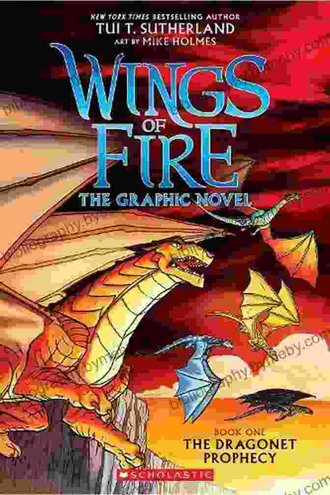 Illustration Of Five Colorful Dragons From Wings Of Fire Graphic Novel Wings Of Fire: The Dark Secret: A Graphic Novel (Wings Of Fire Graphic Novel #4)