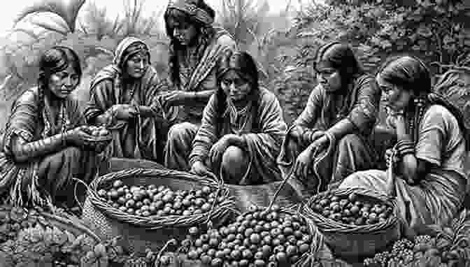 Native American Woman Gathering Berries Survival Skills Of The Native Americans: Hunting Trapping Woodwork And More