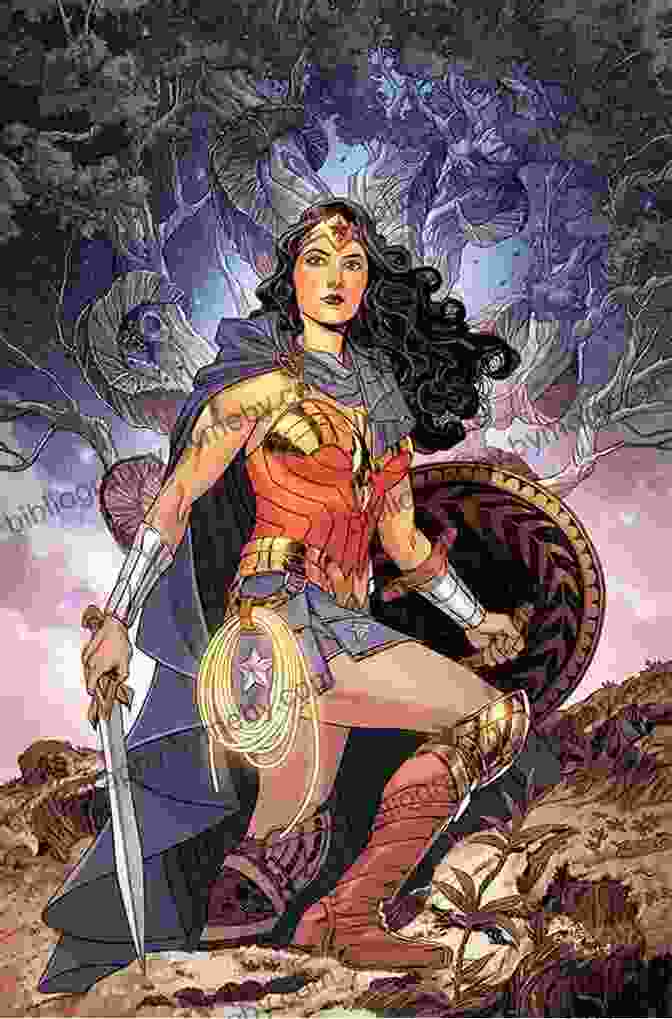 Wonder Woman 2024 21 Book Cover A Heroic Depiction Of Wonder Woman Standing Tall, Radiating Power And Determination Amidst A Vibrant Backdrop Of Action And Adventure The Legend Of Wonder Woman (2024 ) #21